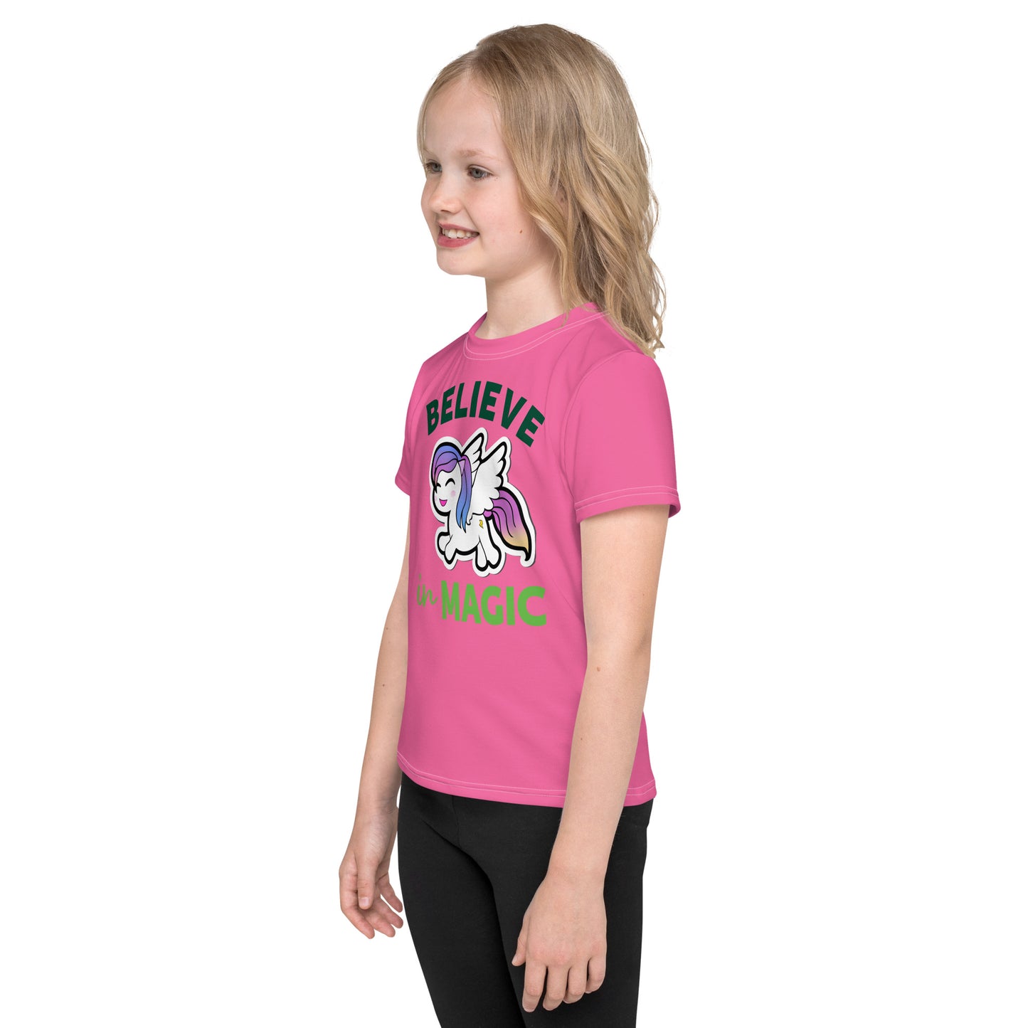 Kids T-shirt Polyester Jersey - Pegasus