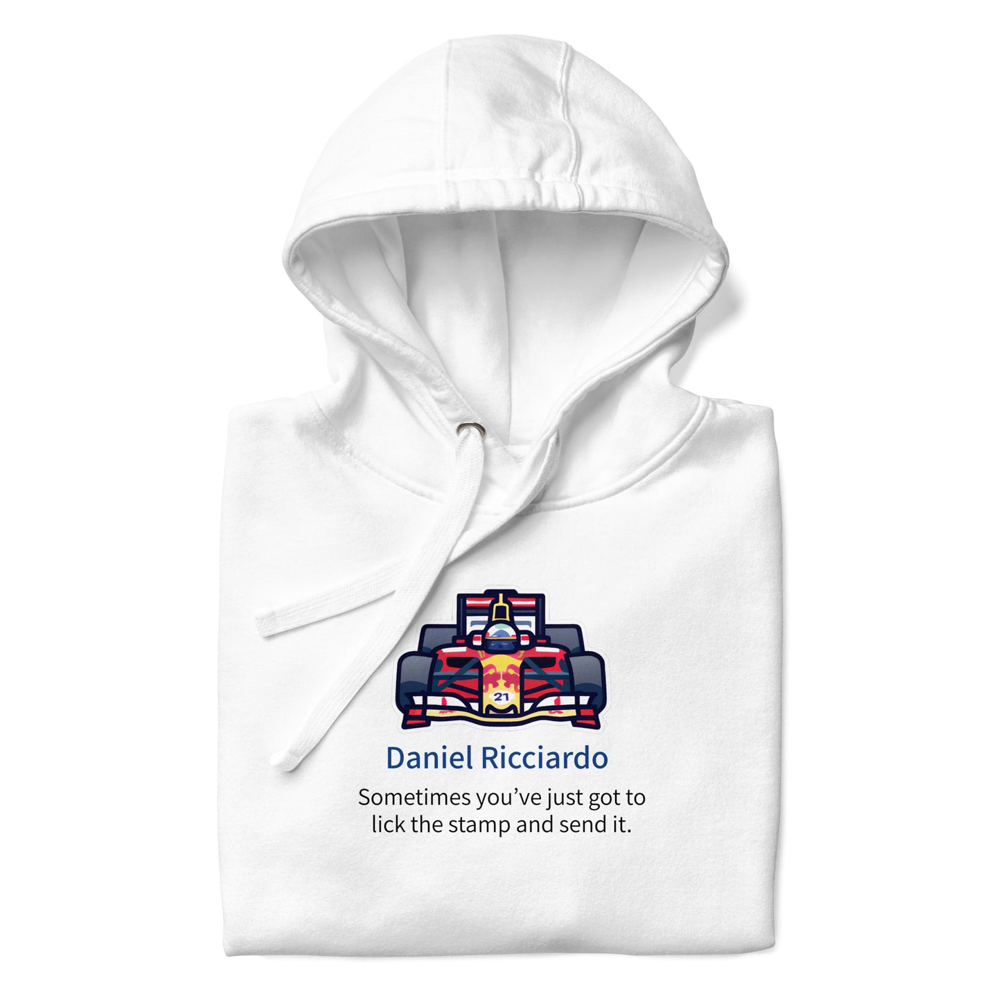 folded Daniel Ricciardo hoodie